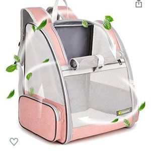Pink Pet Backpack Carrier